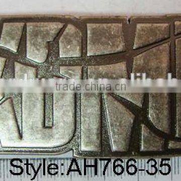 Custom Brand Name Buckles Plate Metal Belt BuckleS photo-3