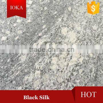 Black silk granite cut to size tiles