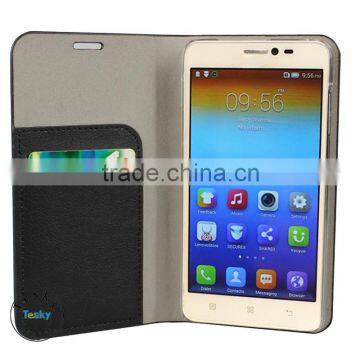 5.0 Leather Phone Case Cover For Lenovo S850 Leather Flip Case,Book Style Case