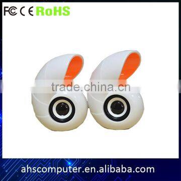 Cute lovely Mini 2.0 Speaker USB new design computer speaker factory wholesale mini speaker