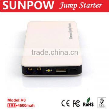 SUNPOW 4500mAh Multi-function Car Jump Starter and Personal Power Bank Battery Charger