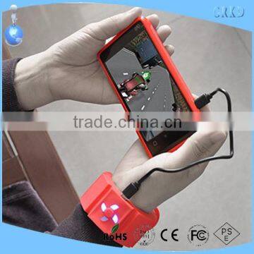 High quality bracelet shape 2600mah power bank