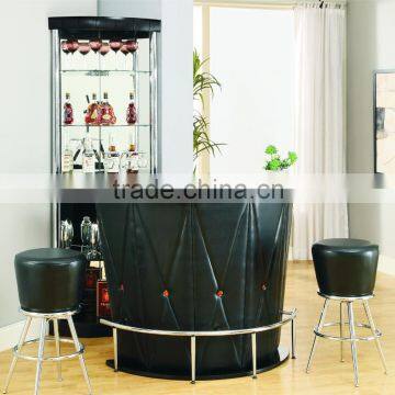 Bar counter with Curio and Bar Chairs