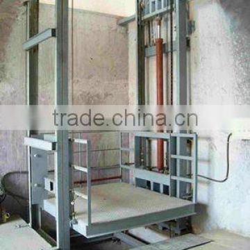 1-10 tons lead rail lift table/cargo lift