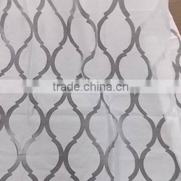 2014 European style classic luxury burn out curtain