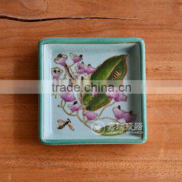 decorative ceramic Square plate factory