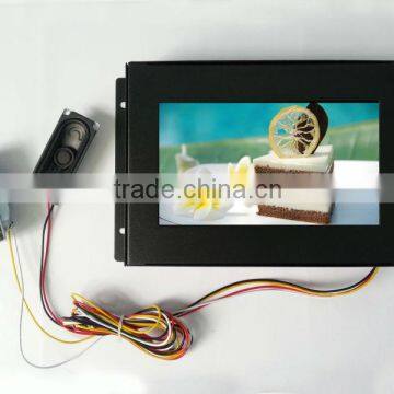 7 inch stand on desktop open frame ad player