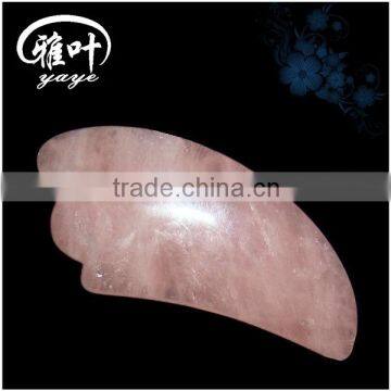 Scraping Massager Brazil Natural Rose Quartz Massage Wands