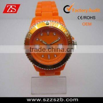 Shenzhen watch factory plastic bezel watches,hottest sale fashion plastic watches,plastic watches manufacturer