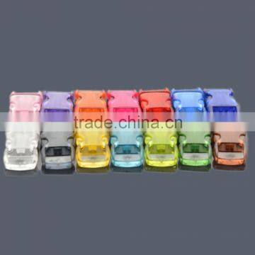 Paracord Accessories 3/8" Contoured, Side-Release Clear Transparent Buckle for Paracord Bracelet photo-2