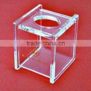 Transparent crylic tissue box