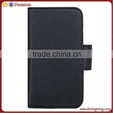 China Manufacturer Magnet Book Style Wallet Leather Case for HTC One M8 Mini photo-2