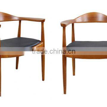 Wooden Restaurant Dining Leather Chairs for Sale photo-3