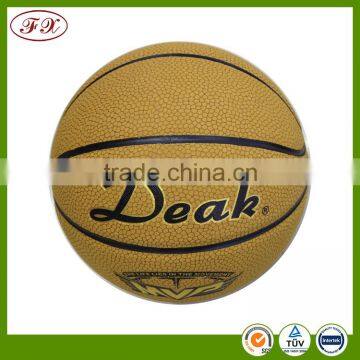 customized print size 7 top quality PU training/match basketball