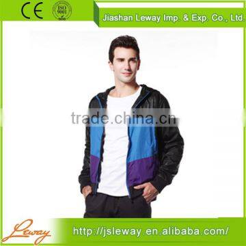 Custom waterproof windbreaker jacket for outdoor