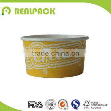 Wholesale take away printed paper ice cream tub