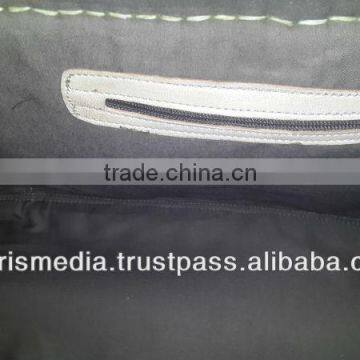 Moroccan Kilim Bags Handmade by Yellow Kilim and Genuine Leather photo-5