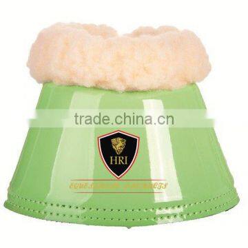 Color Neoprene With Sheepskin Horse Bell Boots/ Neoprene Horse Over Reach Boots / Neoprene Colors Bell Boots/over Reach Boots photo-4