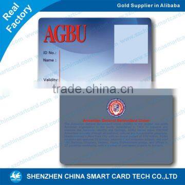 13.56MHz plastic pvc rfid concert ticket card