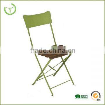 Metal restaurant chair-wrought iron folding chair/pub chair