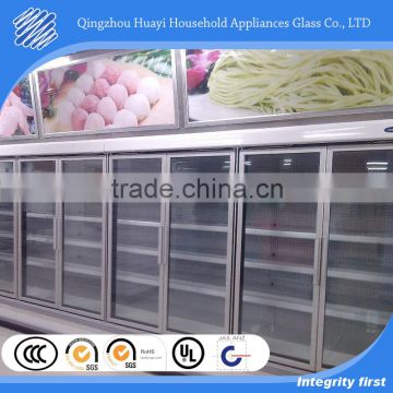 2015 new premium refrigerator spare parts heated glass with frame