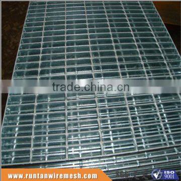 Hot dipped galvanized plain or serrated floor platform bar metal grille floor (Trade Assurance)