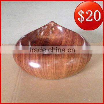 Special shape sink ceramic wooden floor pattern water drop design basin BO-37                        
                                                Quality Choice