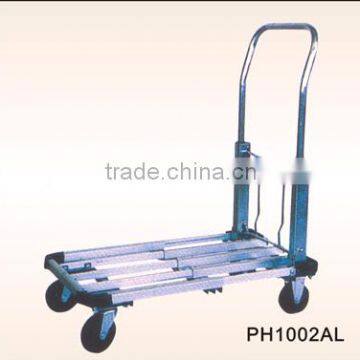 China platform hand truck four wheel folding cart