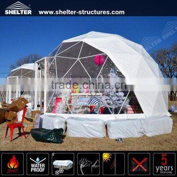 Customized Glass Door Party Geodesic Dome Tent for Sale photo-2