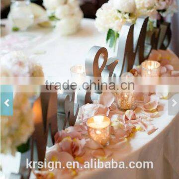 2016 New Design Stainless Steel Number Signs,table Decoration Letter for Wedding Reception photo-2