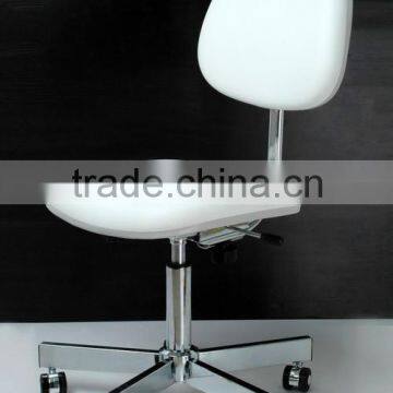 Adjustable Leather Lab Stool Chair photo-3