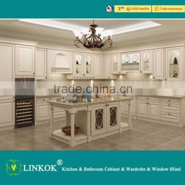 solid wood Door Panel Surface Treatment Kitchen Cabinets Type modern kitchen cabinet