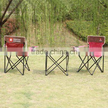 Set of camping armchairs and tables