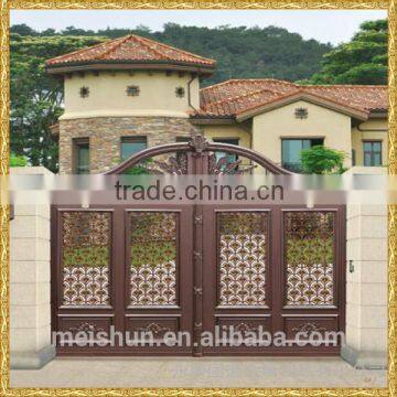 high quality garden decoration wrought aluminum gate
