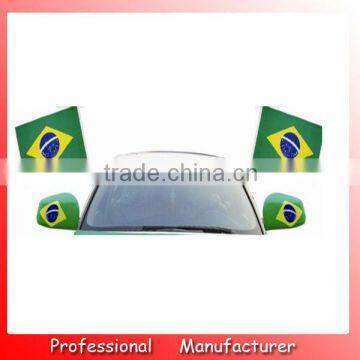 country flag factory wholesale,polyester Brazil set,2016 world cup item