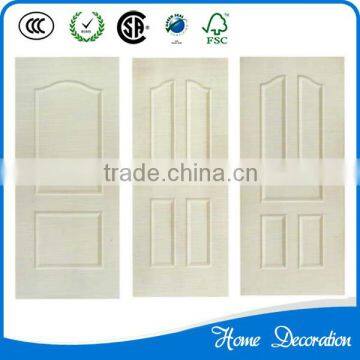 2.7mm decorative interior HDF melamine door skin /Natural Ash HDF veneer door skin/teak veneer HDF door skin