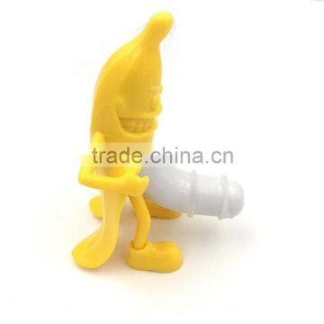 2016 New Arrival Novelty Evil Banana Man Wine Bottle Stopper photo-3