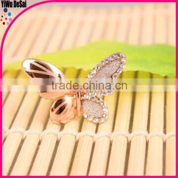 rose gold wedding rings, rose gold butterfly engagement rings, rose gold jewelry