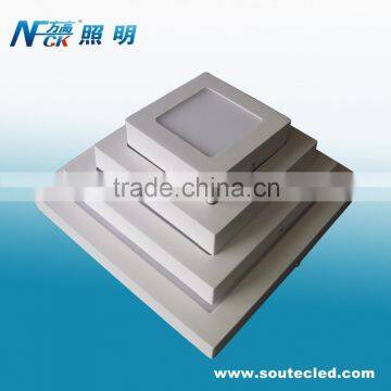 Factory Price Sqaure Led Panel Lamp High Quality 12w Surface Panel Lighting Indoor Surface Mounted Panel