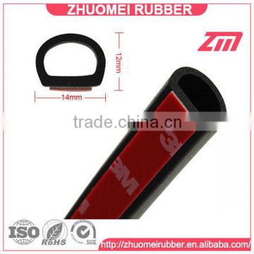 Car Door Air Sealed Hollow Rubber Adhesive Strip