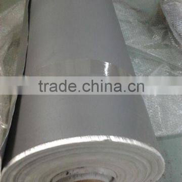 Gray color Fiberglass Fabric Coated with Silicone Rubber