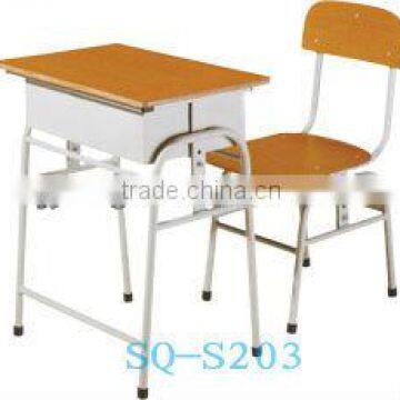 adjustable school desk and chair SQ-S203