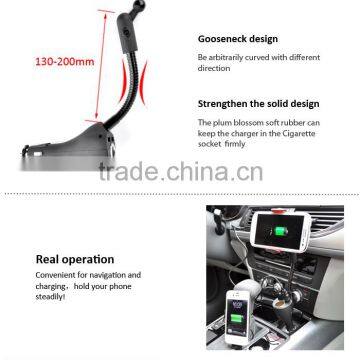 2016 NEW Universal Dual USB Cigarette Socket Car Charger for Iphone6 photo-3