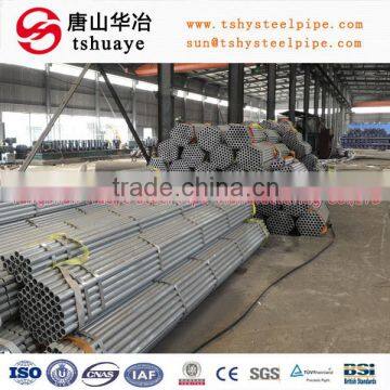 Galvanized scaffolding pipe / greenhouse pipe / steel pipe for construction