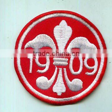 Embroidery sport patch