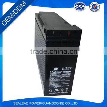 2016 new rechargeable UPS 12V 125Ah Front terminal battery UPS