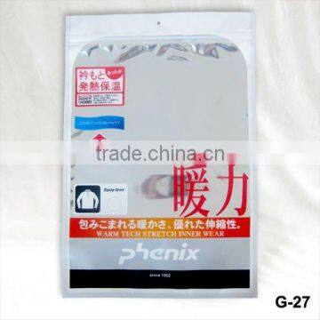 High Quality Zipper Plastic Garment Packaging Bag photo-4