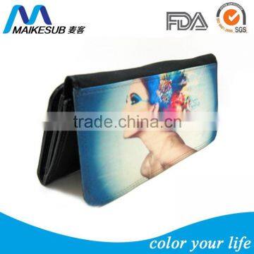 Sublimation lady lether Wallets for heat transfer printing