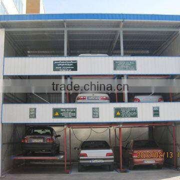 Mechanical hydraulic puzzle parking system, multilevel parking, 3 levels, multilayer, 4 columns robotic smart parking with CE,                        
                                                Quality Choice