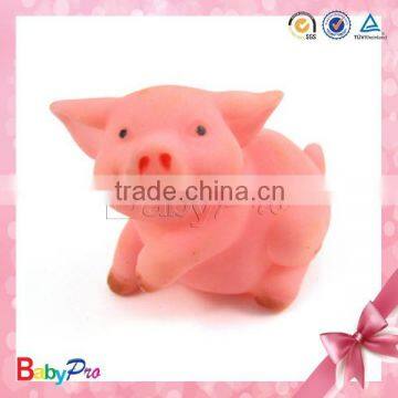 Promotional High Quality Floating Baby Bath Toy Rubber Toy Pig